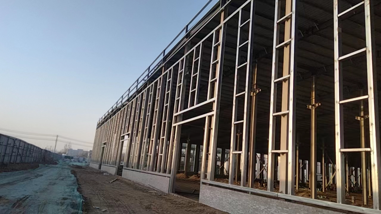 廠房 骨架 衡水鋼結構廠家 衡水鋼結構金鼎鋼構 .jpg